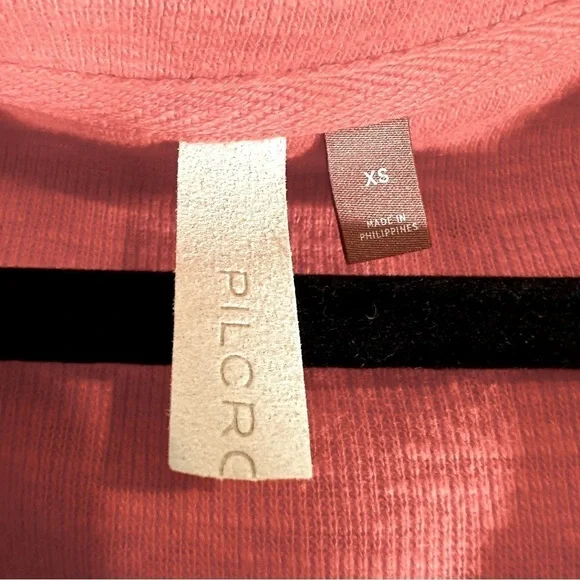 Pilcro Anthropologie Cozy Ruffle Popover Top Bright Red Size XS - Picture 6 of 9